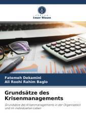Grundsätze des Krisenmanagements: Grundsätze des Krisenmanagements in der Organisation und im individuellen Leben