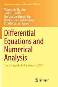 Differential Equations and Numerical Analysis: Tiruchirappalli, India, January 2015
