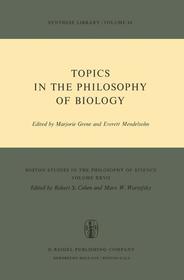 Topics in the Philosophy of Biology