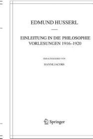 Einleitung in die Philosophie. Vorlesungen 1916–1920