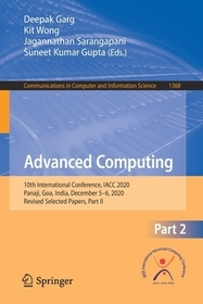 Advanced Computing: 10th International Conference, IACC 2020, Panaji, Goa, India, December 5–6, 2020, Revised Selected Papers, Part II