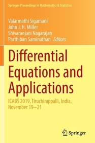 Differential Equations and Applications: ICABS 2019, Tiruchirappalli, India, November 19?21