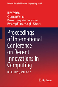 Proceedings of International Conference on Recent Innovations in Computing: ICRIC 2023, Volume 2