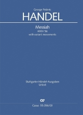 Der Messias HWV 56, Klavierauszug, m. Variantensätzen: 1742