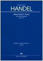 Alexander's Feast, Klavierauszug: Ode. Fassung der Uraufführung und Fassung von 1751, HWV 75, 1736/1751. Urtext