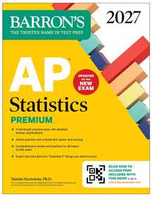 AP Statistics Premium, 2027: 9 Practice Tests + Comprehensive Review + Online Practice: 9 Practice Tests + Comprehensive Review + Online Practice