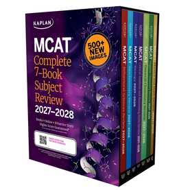 MCAT Complete 7-Book Subject Review 2027–2028 | Biggest Update Ever: 500+ New Images & All-New CARS Book | 3 Practice Tests (Kaplan Test Prep)