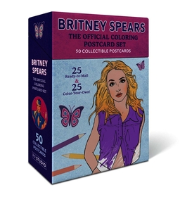 Britney Spears: The Official Coloring Postcard Set: 50 Collectible Postcards (25 Ready-to-Mail + 25 Color-Your-Own!)